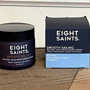 EIGHT SAINTS SMOOTH SAILING RETINOL FACE MOISTURIZER CREAM - 2 OZ - NEW